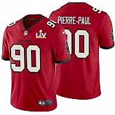 Nike Men & Women & Youth Buccaneers 90 Jason Pierre-Paul Red 2021 Super Bowl LV Vapor Untouchable Limited Jersey,baseball caps,new era cap wholesale,wholesale hats
